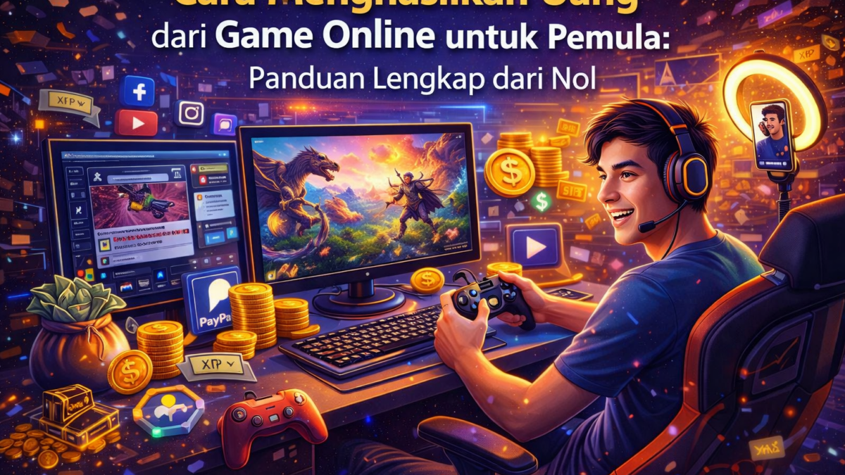 cara menghasilkan uang dari game online untuk pemula