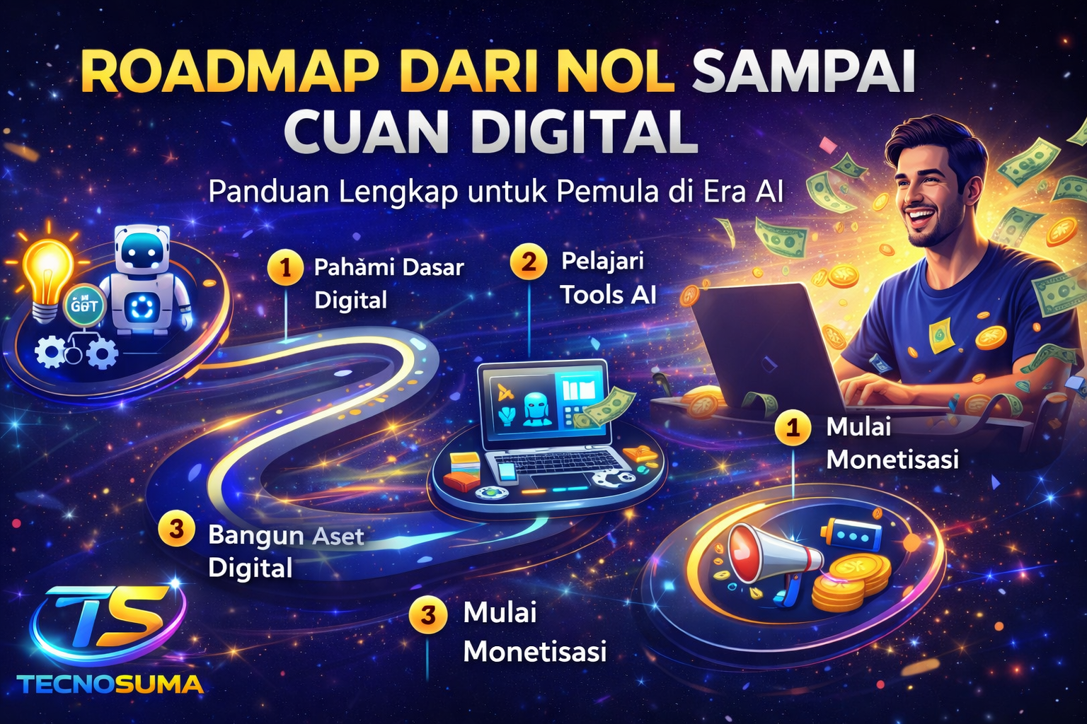 roadmap cuan digital untuk pemula